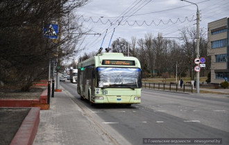 Фото: Узнали, почему остановились троллейбусы на улице Советская в Гомеле
