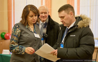 Фото: Международные наблюдатели продолжают свою миссию на выборах в Гомеле