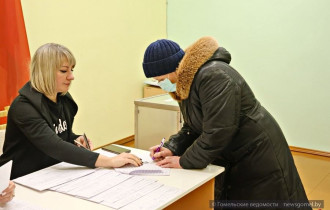 Фото: Гомельчане продолжают активно голосовать