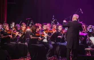 Фото: На сцене ГЦК играл симфонический оркестр государственного учреждения «Гомельские городские оркестры»