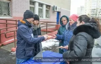 Фото: В Гомеле, как и по всей Беларуси, продолжается очередной этап предвыборной кампании – агитация