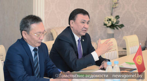 Фото: Гомель с визитом посетил посол Республики Кыргызстан