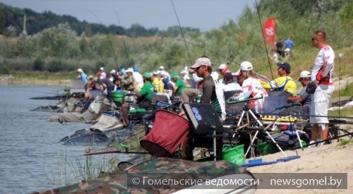 Фото: II этап Чемпионата страны по лову рыбы фидером проходит в Гомеле