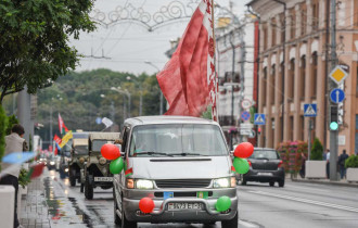 Фото: ФОТОРЕПОРТАЖ: Автопробег "За процветающую Беларусь!"
