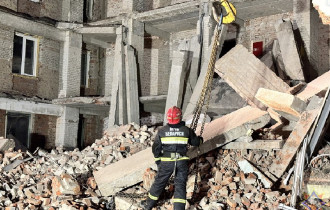 Фото: Обрушение неэксплуатируемого здания в городе Гомеле. Причины устанавливаются