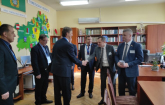 Фото: Международные наблюдатели посетили   Гомельскую областную избирательную комиссию по проведению референдума