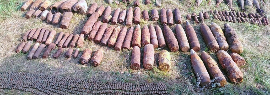 На Гомельщине найдено большое количество боеприпасов времен Великой Отечественной войны