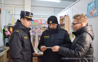 Фото: В Гомеле проверили безопасность пиротехники в преддверии праздников