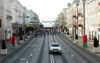 Фото: Молодёжный велопробег, посвящённый Дню народного единства, стартовал в Гомеле