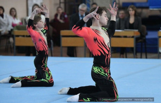 Фото: В Гомеле прошло торжественное открытие чемпионата Республики Беларусь по спортивной акробатике