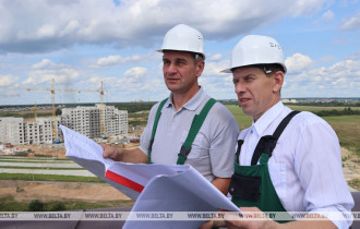 Фото: Лукашенко: благородный труд строителей всегда связан с созиданием, он преображает мир вокруг