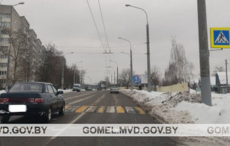 Фото: В Гомеле совершён наезд на пешехода