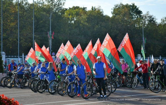 Фото: Велопробег «В единстве сила!» объединил тысячи участников в Гомеле и области