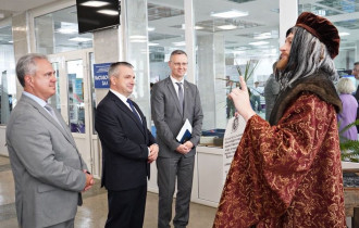 Фото: Председатель Гомельского облисполкома Иван Крупко посетил с рабочим визитом ГГУ имени Ф.Скорины