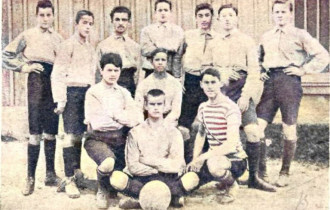 Фото: Стирая белые пятна... Гомельский журналист нашёл уникальный снимок первой футбольной команды Беларуси