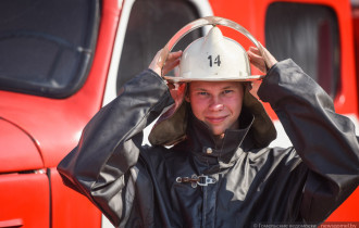 Фото: Торжественное мероприятие, приуроченное празднованию Дня пожарной службы Республики Беларусь, прошло в Гомеле
