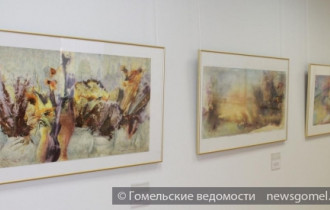 Фото: Открылась выставка акварели Владимира Рынкевича