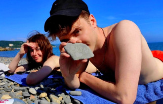 Фото: Бойцы гомельских студотрядов  делятся эмоциями от работы и отдыха на берегу моря