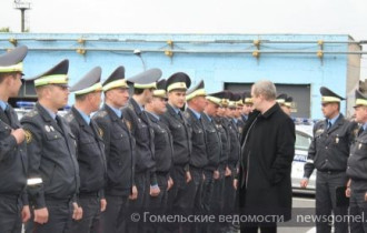 Фото: Гомельская ГАИ едет на ЧМ по хоккею