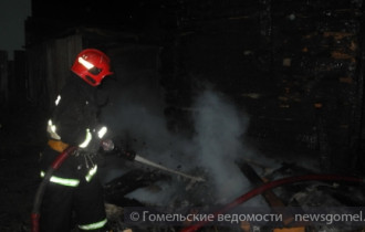 Фото: В Гомеле произошёл пожар по улице Целинная