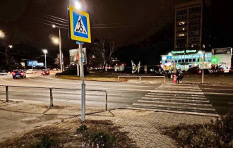 Фото: Узнали, что произошло с пешеходным переходом на улице Богдана Хмельницкого в Гомеле