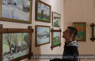 Фото: В Гомеле открылась выставка, посвящённая Г. Ващенко