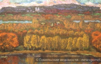 Фото: В рамках выставки в Гомеле прошёл вечер памяти и презентации картины "Осень"