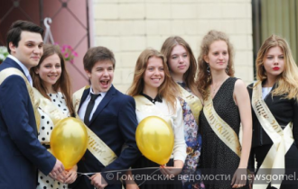Фото: Выпускные вечера пройдут в школах Гомельской области 11 июня