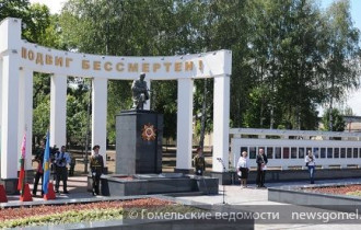 Фото: Открытие мемориального комплекса и Аллеи Героев