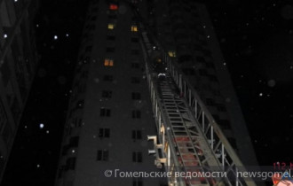 Фото: Поджог стал причиной пожара на Речицком проспекте