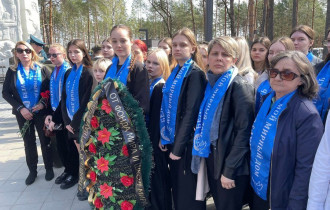 Фото: Гомельские миротворцы почтили память безвинно погибших в Озаричском лагере смерти