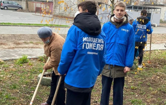 Фото: Активисты БРСМ провели в Гомеле акцию «Помощь пожилым»