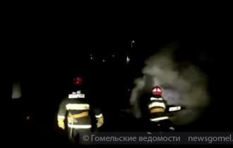 Фото: В Гомеле на проспекте Космонавтов горел автомобиль