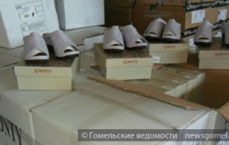 Фото: Гомельские таможенники пресекли попытку незаконного ввоза обуви