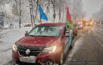 Фото: В Гомеле состоялся патриотический автопробег