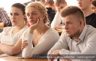 Фото: Встреча студентов с депутатом Гомельского областного Совета депутатов
