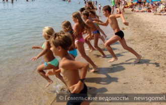 Фото: На гомельских пляжах введён запрет на купание детей