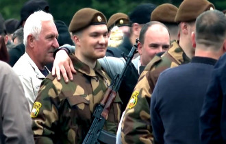 Фото: В Вооруженных Силах Беларуси новое пополнение принимает военную присягу