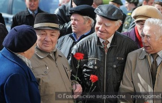 Фото: Митинг в память о жертвах фашизма прошёл в Гомеле