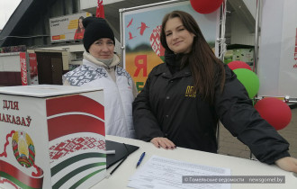 Фото: Мой кандидат наберёт 100 тысяч: как в Гомеле проходит пикет по сбору подписей