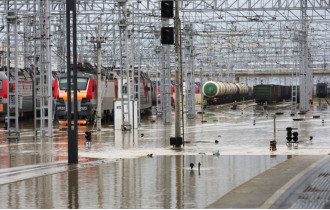 Фото: Из-за наводнения в Сочи отменены десятки поездов, в том числе на Минск 