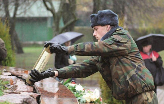 Фото: Гомельский  Курган Славы пополнится землей из мемориалов воинской славы России