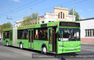 Фото: Автобус Победы будет курсировать в Гомеле до 10 мая