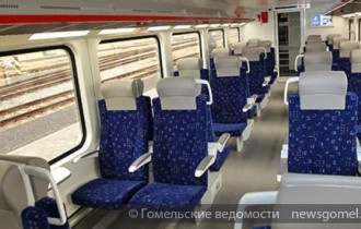 Фото: Электропоезд бизнес-класса InterCity начнет курсировать между Гомелем и Минском с 3 августа