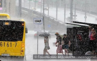 Фото: Неустойчивая погода с дождями ожидается в Беларуси на этой неделе