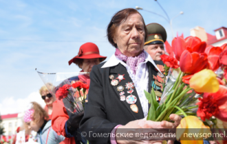 Фото: Торжественный митинг на площади Труда прошёл в Гомеле