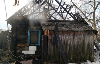 Фото: Отец и дочь погибли при пожаре в Калинковичском районе