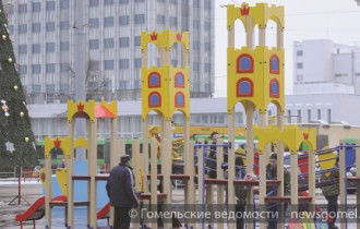 Фото: На площади Ленина появился детский городок