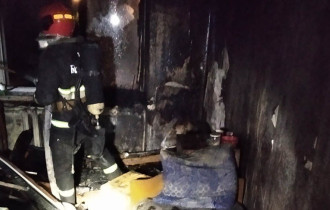 Фото: В Мозыре при пожаре студенческого общежития эвакуировались 244 человека