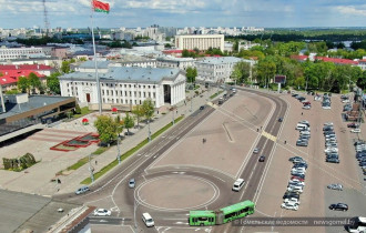 Фото: Как изменится движение транспорта по площади Ленина?